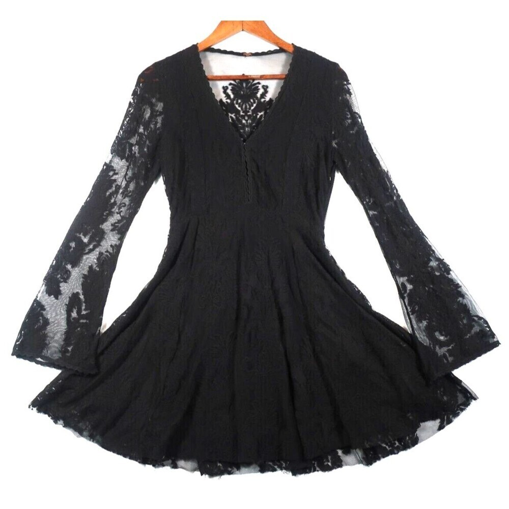 DO NOT BUY Reign Over Me Lace Mini Dress Fit & Flare - Picture 2 of 16